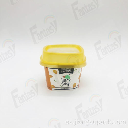 Copa de yogurt de 200 ml PP Copa de plástico logotipo personalizado